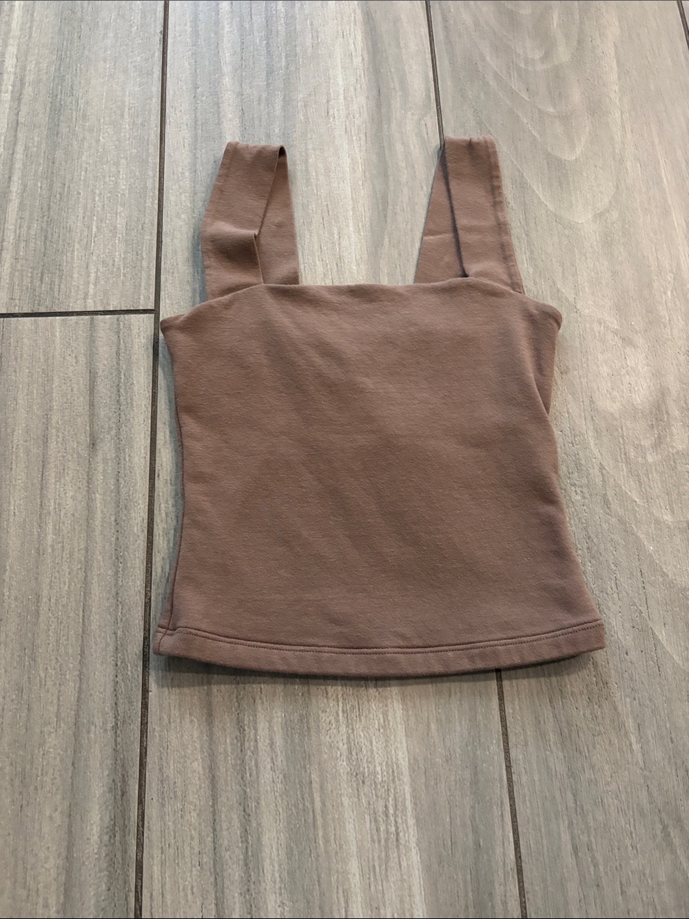 Abercrombie and fitch Brown Square-Neck Tank Top - Women XXS